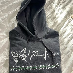 Suicide Awareness Month hoodie Women’s Sz S